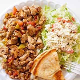 Large Chicken Shawarma Over Rice